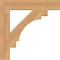 Ekena Millwork Merced Block Smooth Bracket, Western Red Cedar, 3 1/2"W x 22"D x 22"H BKT04X22X22MRC05SWR - alternate 4